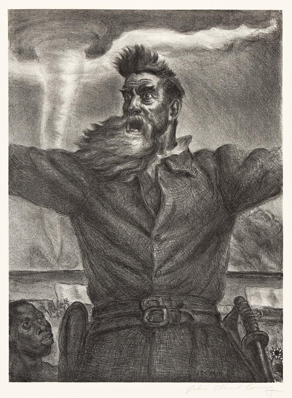John Steuart Curry comparable auction result: john steuart curry 1897 1946 john brown 1939
