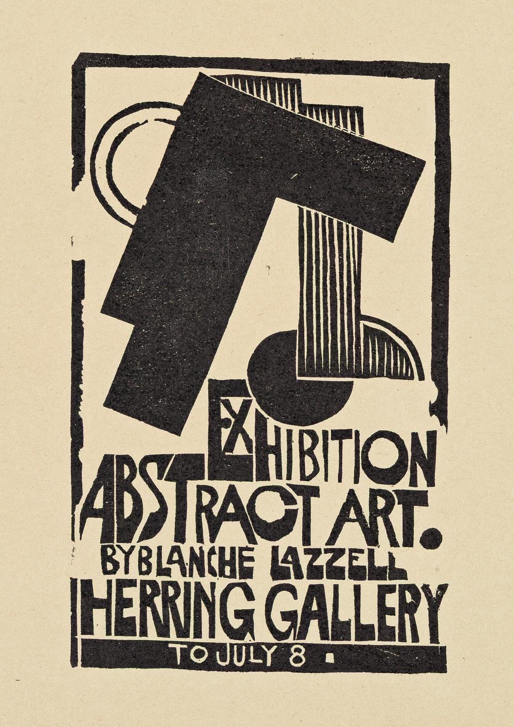 Blanche Lazzell comparable auction result: blanche lazzell 1878 1956 abstract art exhibit herring gallery circa 1920