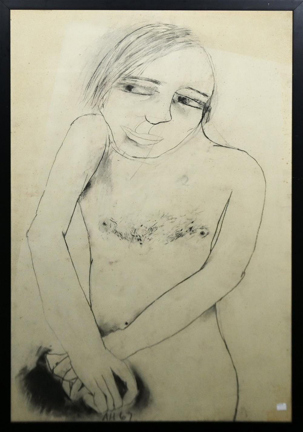 Anne Hall comparable auction result: anne hall untitled 1967