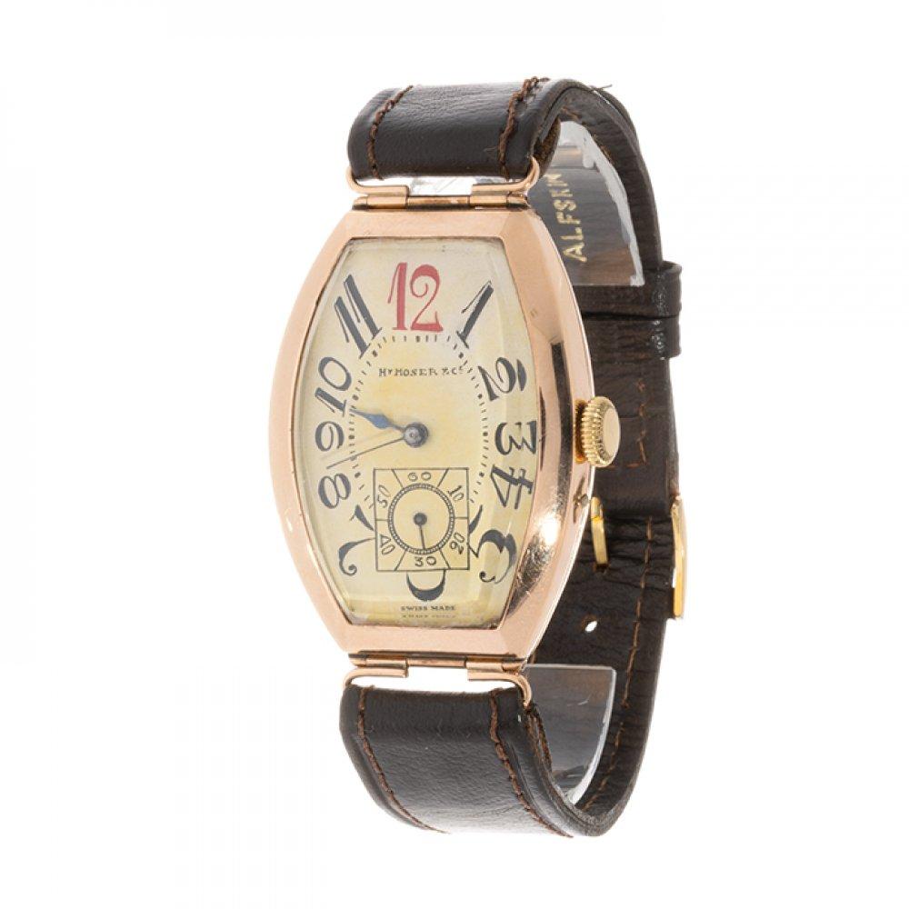 H. Moser comparable auction result: h moser cie vintage watch for men unisex tonneau case
