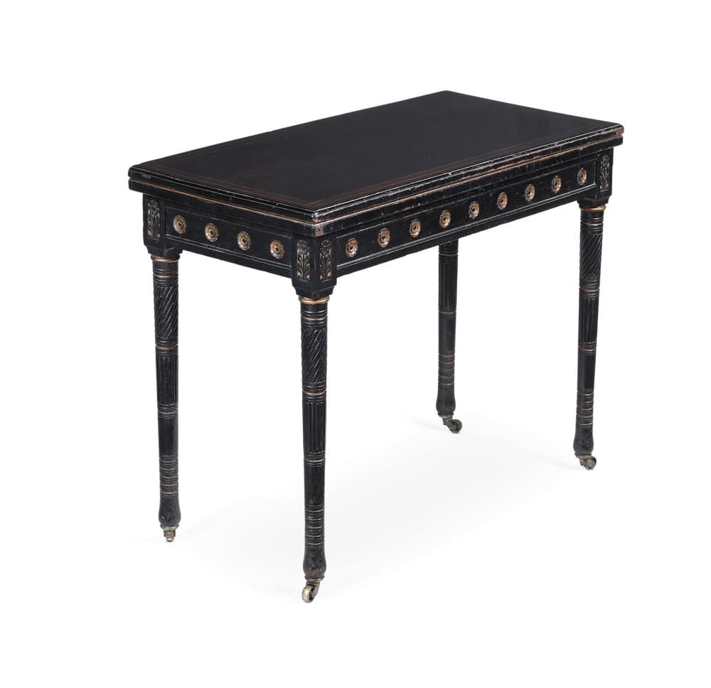 Daniel Cottier comparable auction result: daniel cottier british 1838 1891 attributed card table circa 1880