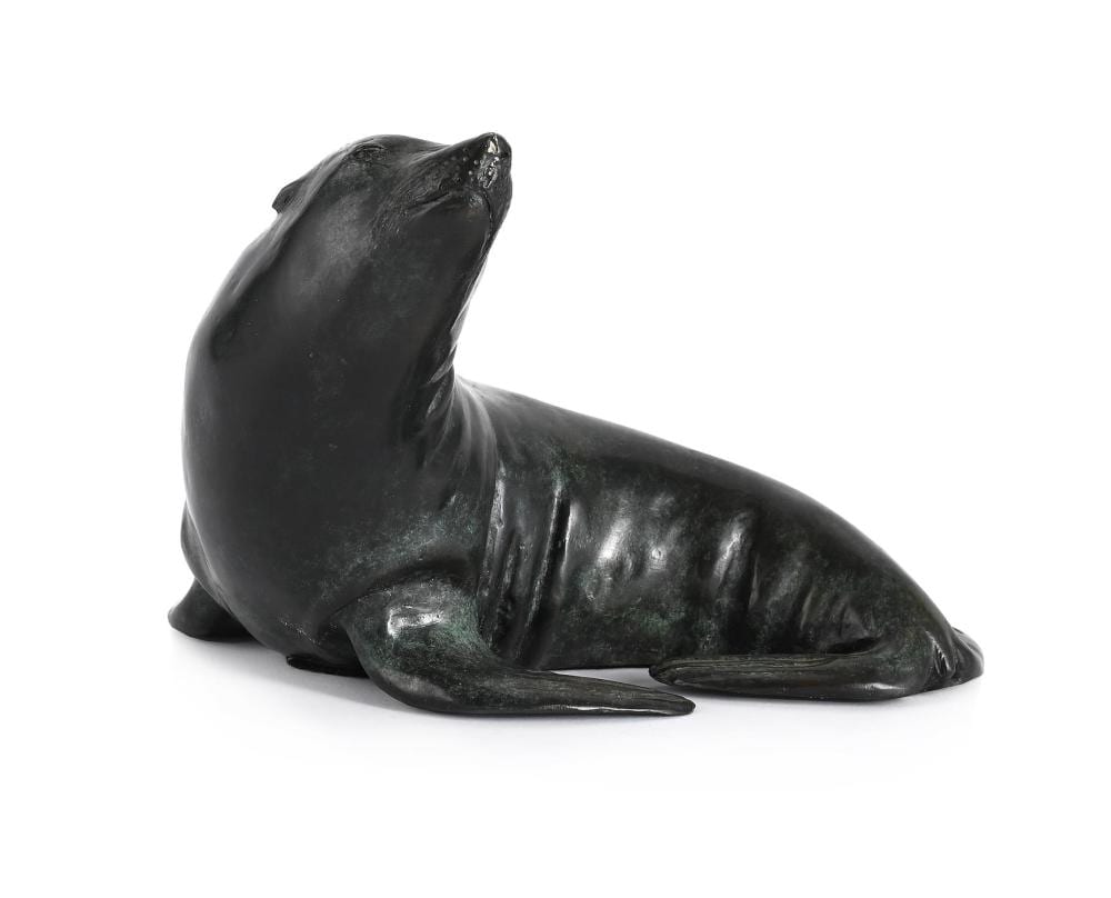 Donald Greig comparable auction result: donald greig british 1916 2009 sea lion pup 2000