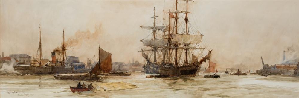 Charles Edward Dixon comparable auction result: charles edward dixon british 1872 1934 off deptford