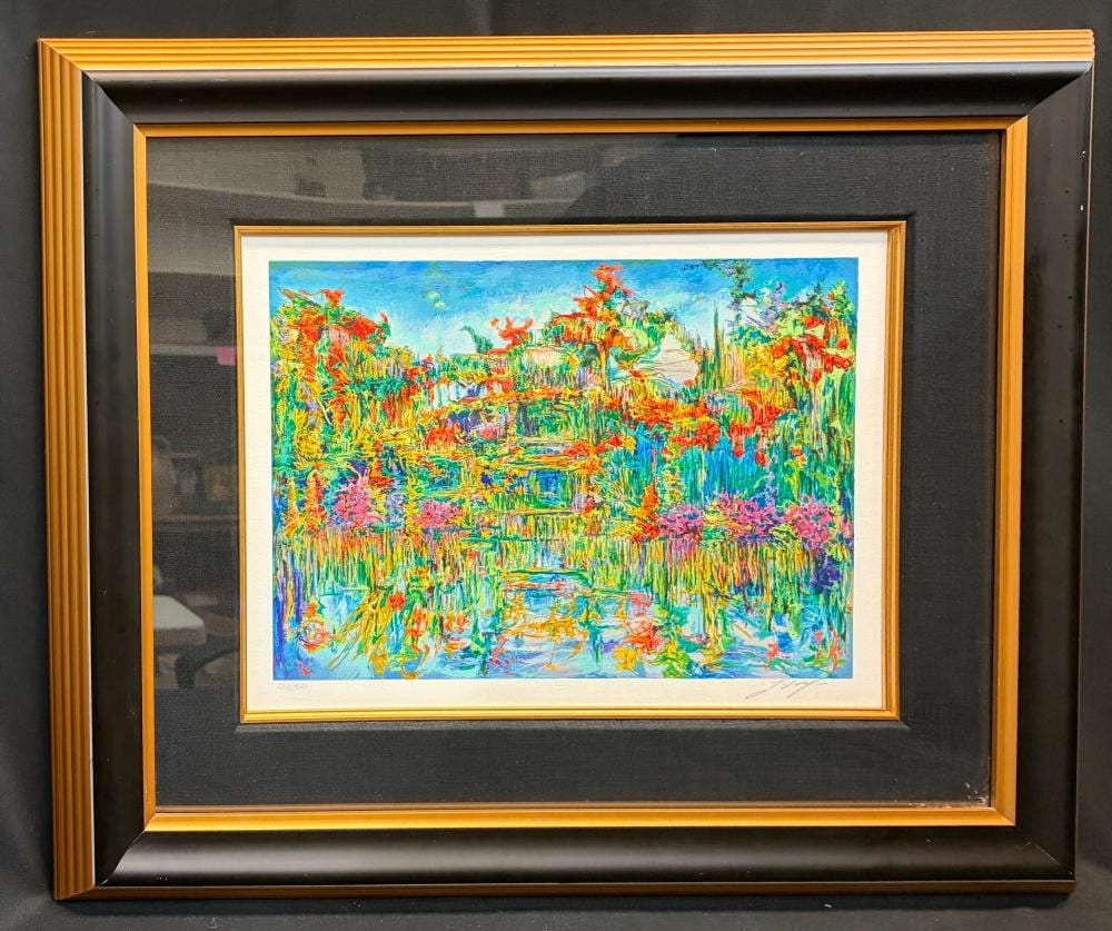 Yuval Wolfson comparable auction result: framed yuval wolfson signed serigraph