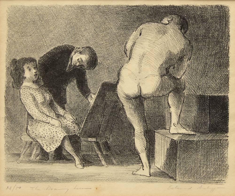 edward ardizzone the drawing lesson 1935 · Roseberys · 2026-04-16 Edward Ardizzone comparable auction result: edward ardizzone the drawing lesson 1935