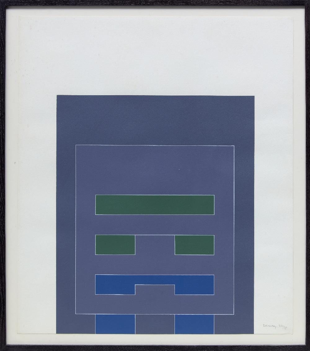 Robyn Denny comparable auction result: robyn denny untitled from the waddington suite 1968