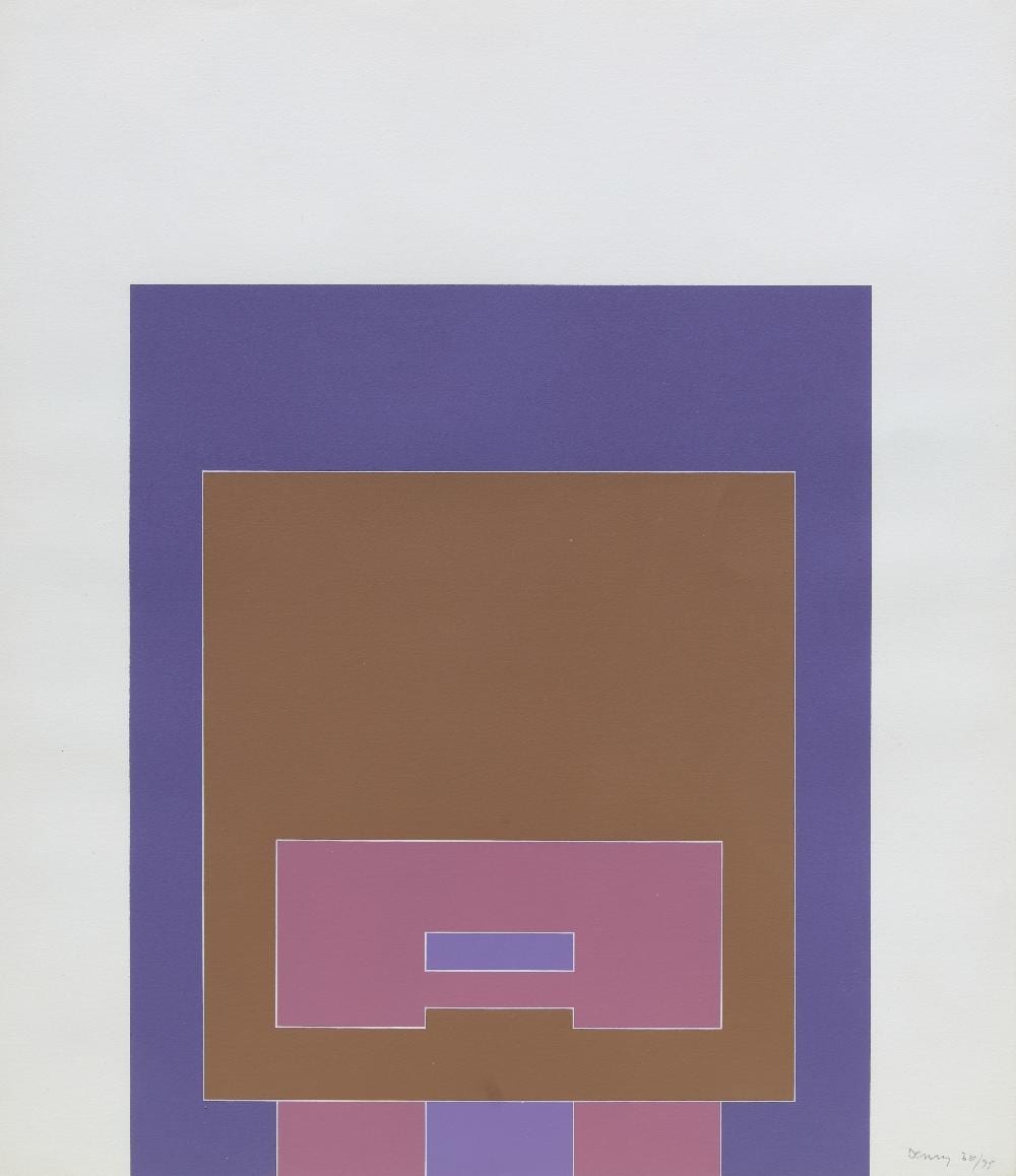 Robyn Denny comparable auction result: robyn denny untitled from the waddington suite 1968