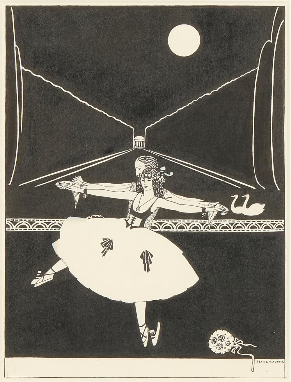 Cecile Walton comparable auction result: cecile walton 1891 1956