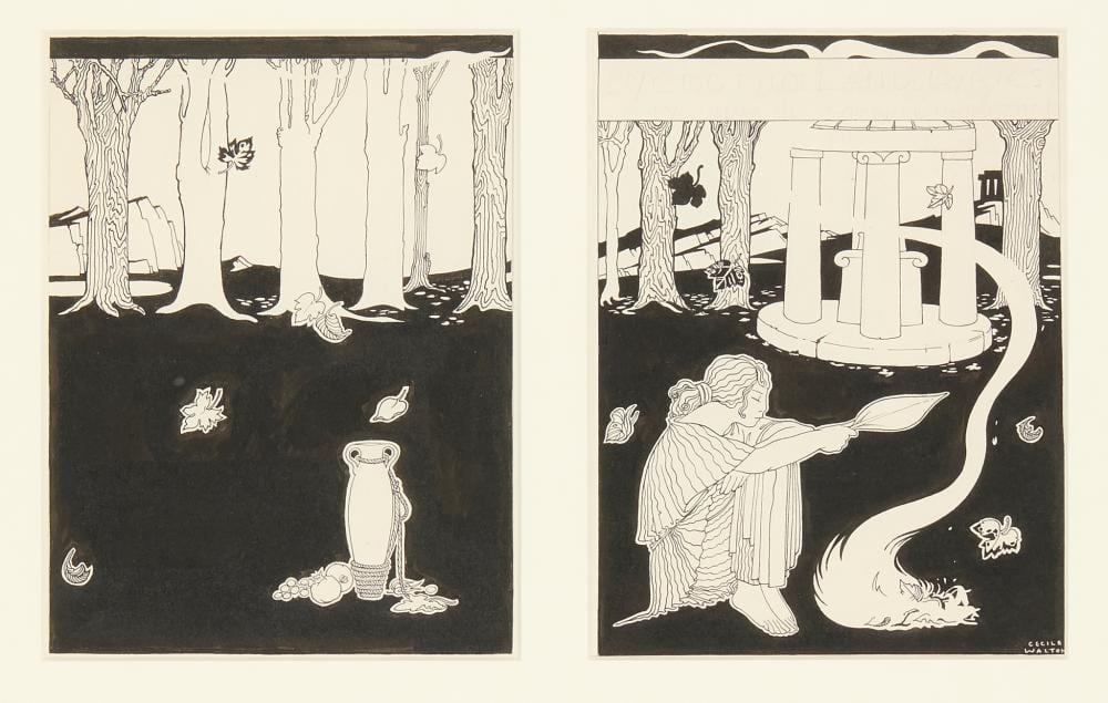 Cecile Walton comparable auction result: cecile walton 1891 1956