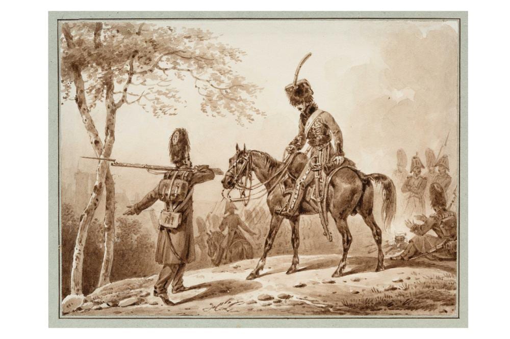 Hippolyte Lecomte comparable auction result: hippolyte lecomte puiseaux 1781 1857 paris