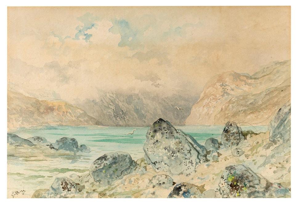 Gustave Doré comparable auction result: gustave dor strasbourg 1832 1883 paris