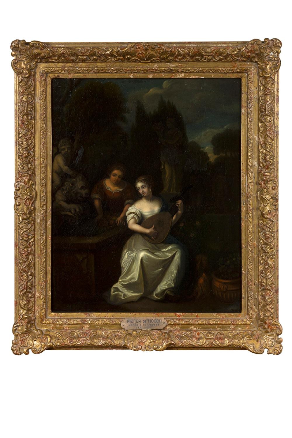 Caspar Netscher comparable auction result: dans le go t de caspar netscher