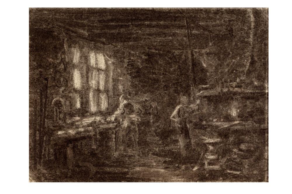 Eugène Cicéri comparable auction result: eug ne ciceri paris 1813 1890 bourron marlotte
