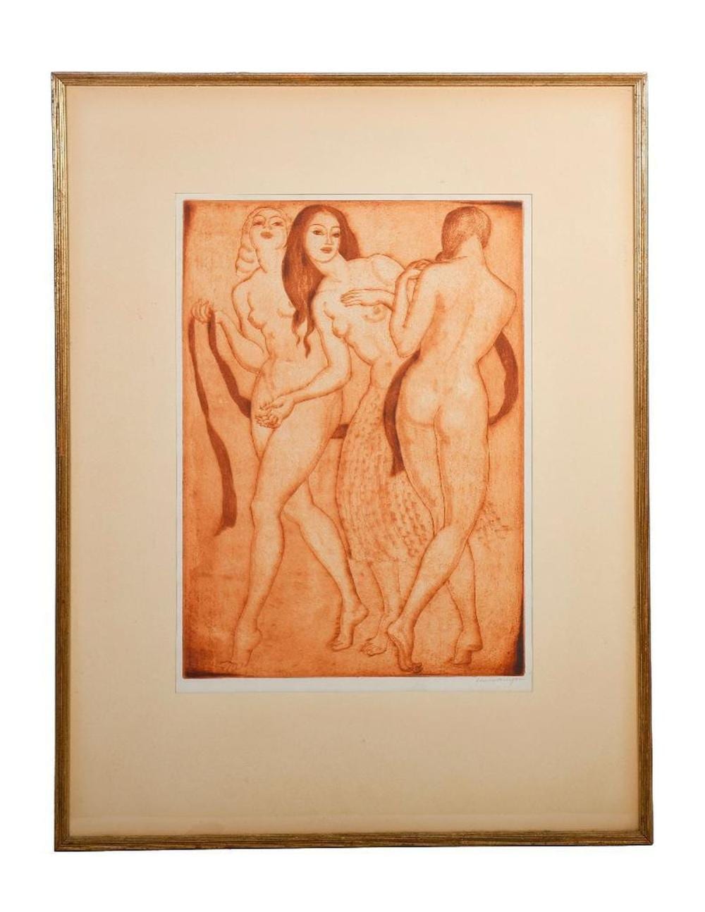 Laura Knight comparable auction result: laura knight 1877 1970 etching