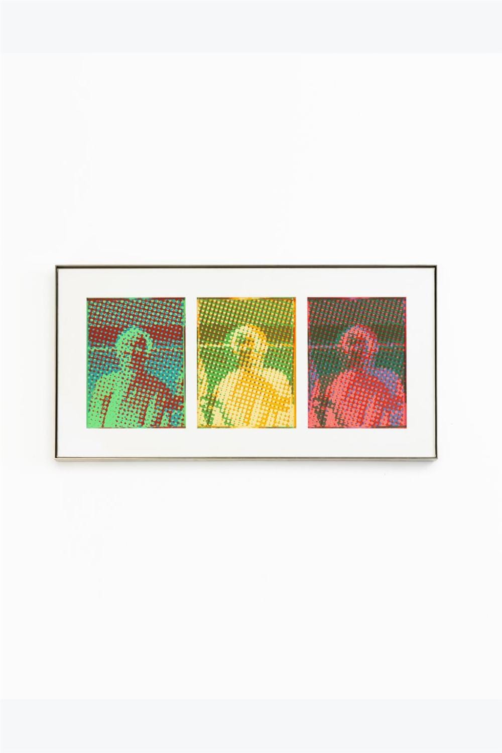 alain jacquet 1939 2008 trois portraits d hommes fluorescents 1964 · Piasa · 2026-04-07 Alain Jacquet comparable auction result: alain jacquet 1939 2008 trois portraits d hommes fluorescents 1964