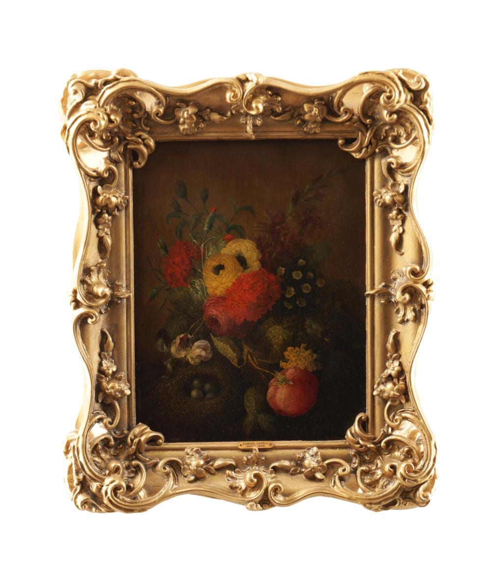 edward ladell 1821 1886 a 19th century oil on board still life · Hutchinson Scott Limited · 2026-04-15 Edward Ladell comparable auction result: edward ladell 1821 1886 a 19th century oil on board still life