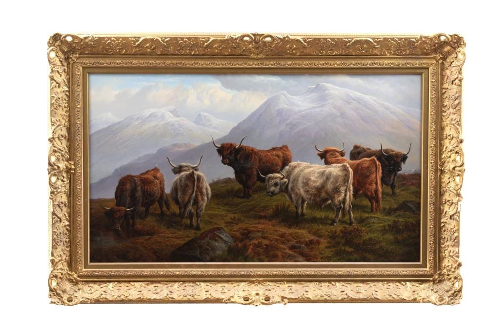Charles Jones comparable auction result: charles jones british 1836 1892 an oil on canvas