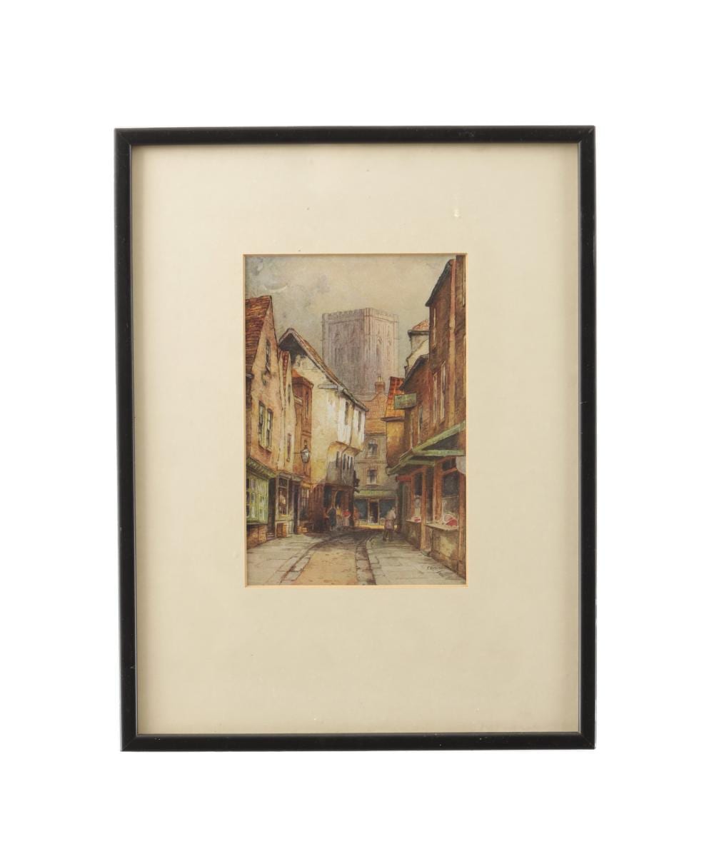 Featherstone Robson comparable auction result: featherstone robson british 1880 1936 an impressionist watercolour of the shambles york