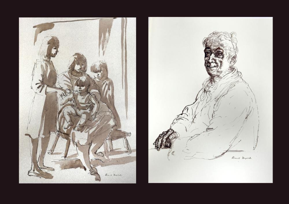 Russell Drysdale comparable auction result: 1979 russell drysdale signed limited edition