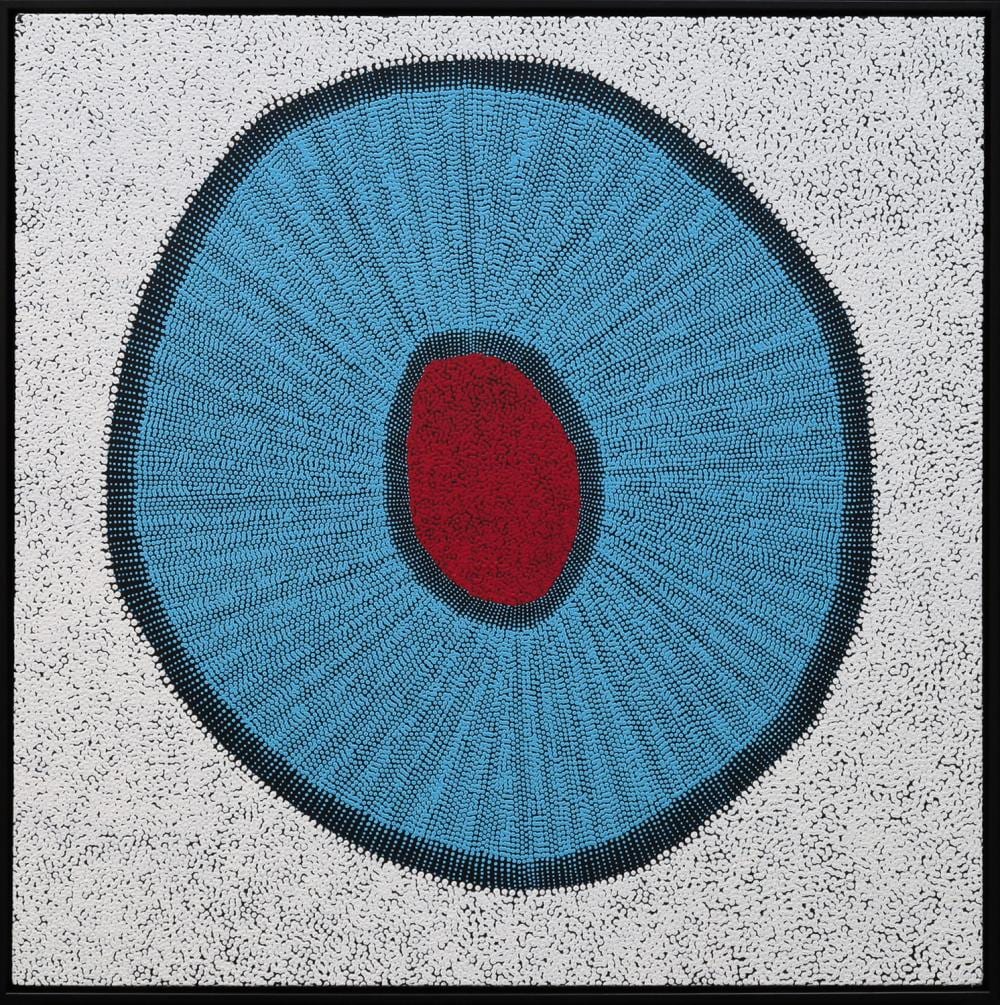 Felicity Robertson Nampitjinpa comparable auction result: felicity robertson nampitjinpa puyurru acrylic on linen 88cm x 88cm