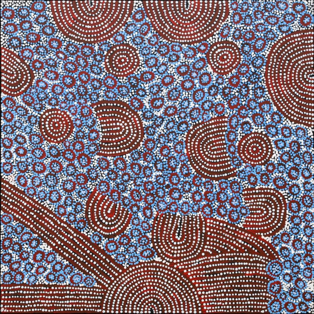 Joylene Reid Napangardi comparable auction result: joylene reid napangardi women s business acrylic on canvas 100cm x 100cm