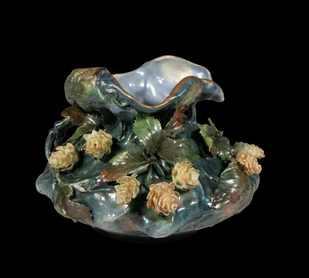 ernst wahliss amphora luster glazed vase · Thomaston Place Auction Galleries · 2026-04-17 Ernst Wahliss comparable auction result: ernst wahliss amphora luster glazed vase