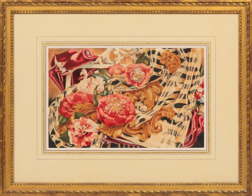 Boyd Cruise comparable auction result: alvyk boyd cruise american louisiana 1909 1988 camellias watercolor on board