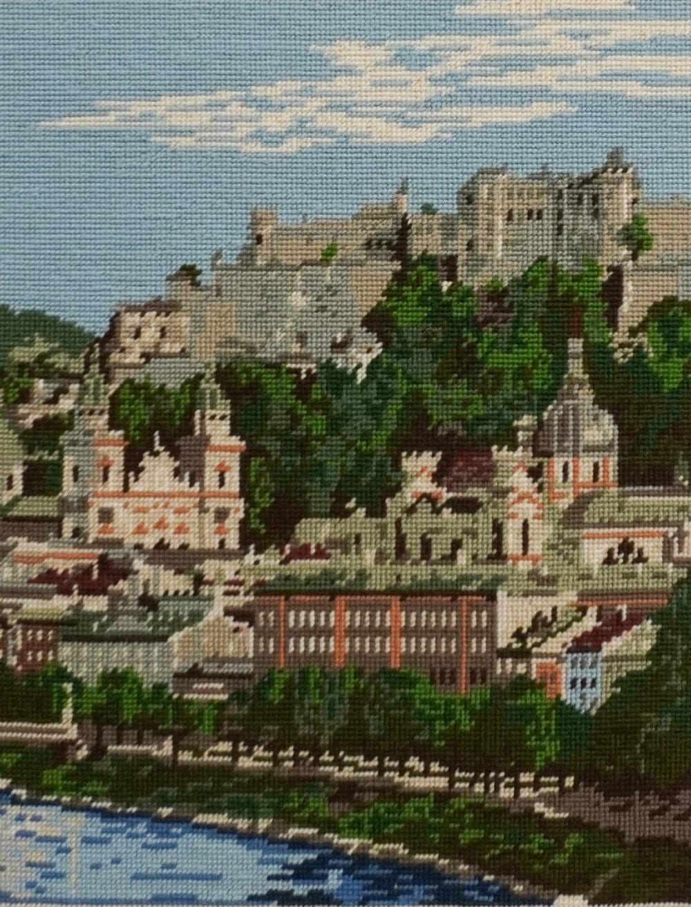 Rosemary Pipkin Jackson comparable auction result: rosemary pipkin jackson american 20th century salzburg austria needlework panel frame 23 x 19 in 58 4 x 48 3 cm