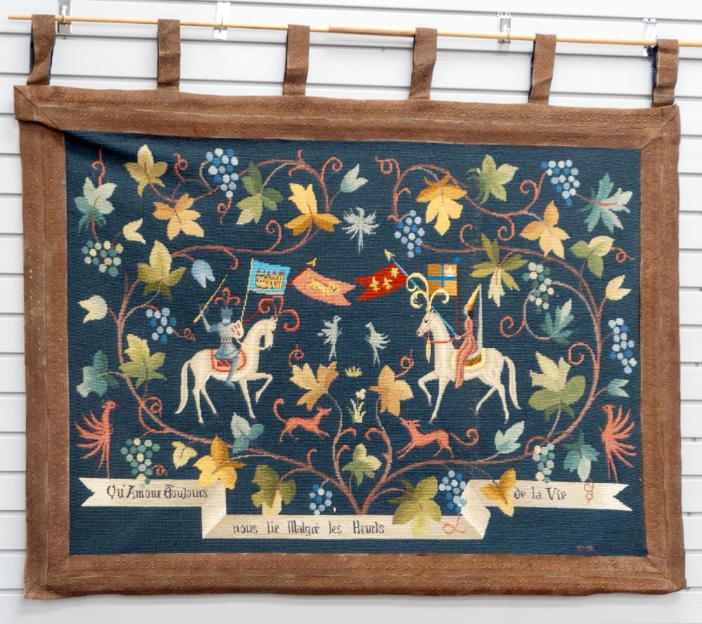 Rosemary Pipkin Jackson comparable auction result: rosemary pipkin jackson american 20th century through the hurts of life there is always love needlework panel unframed 38 x 51 in 96 5 x 129 5 cm