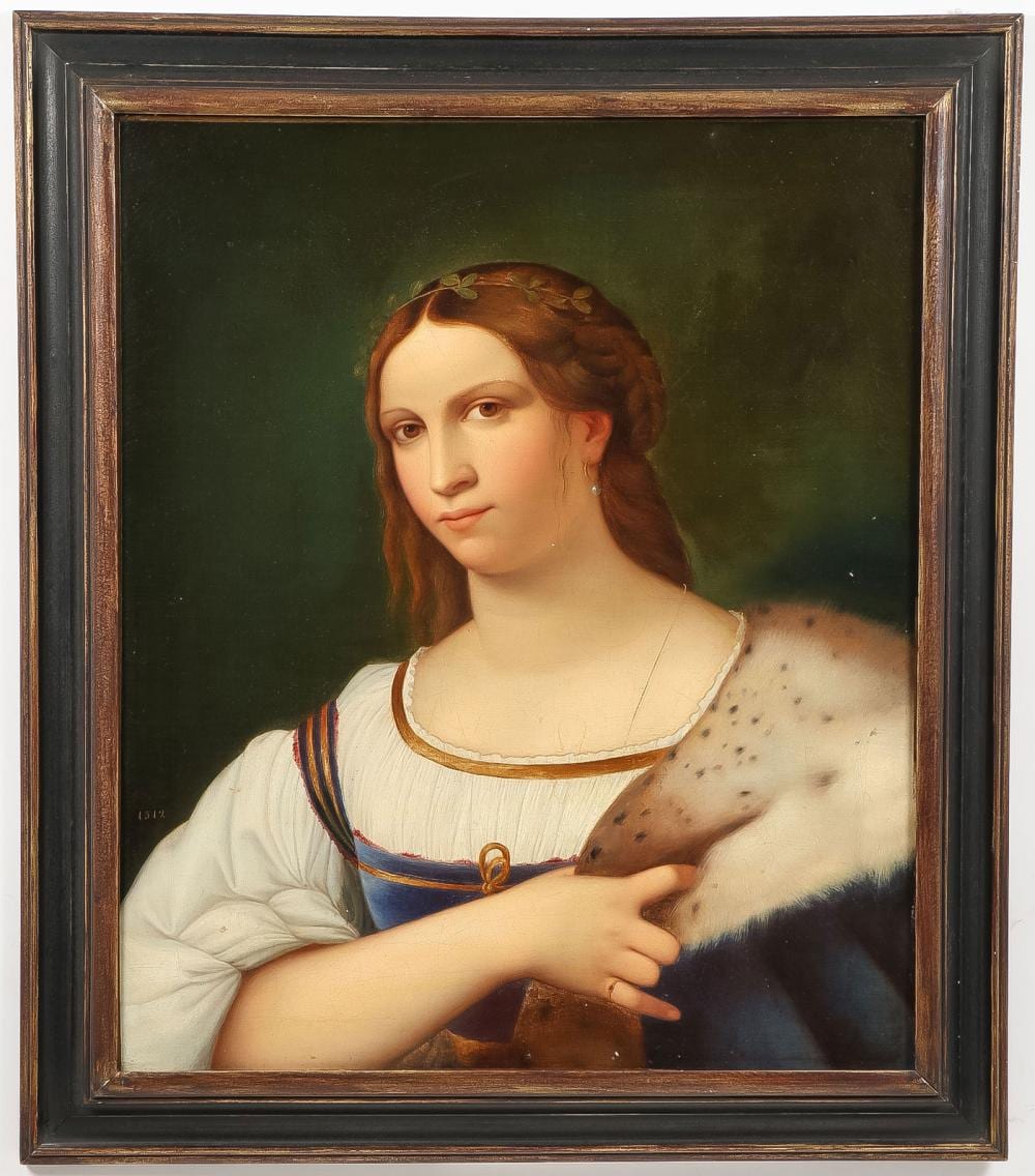 Sebastiano del Piombo comparable auction result: high quality vintage painting after piombo