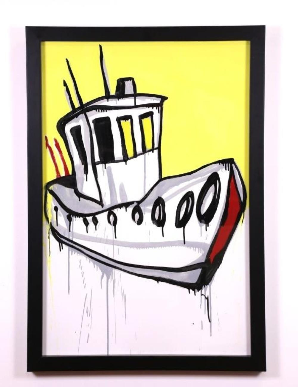 jasper knight leave a light on for me 2011 enamel and acrylic h 118 5 cm w 78 5 cm · Christian McCann Auctions · 2026-04-15 Jasper Knight comparable auction result: jasper knight leave a light on for me 2011 enamel and acrylic h 118 5 cm w 78 5 cm