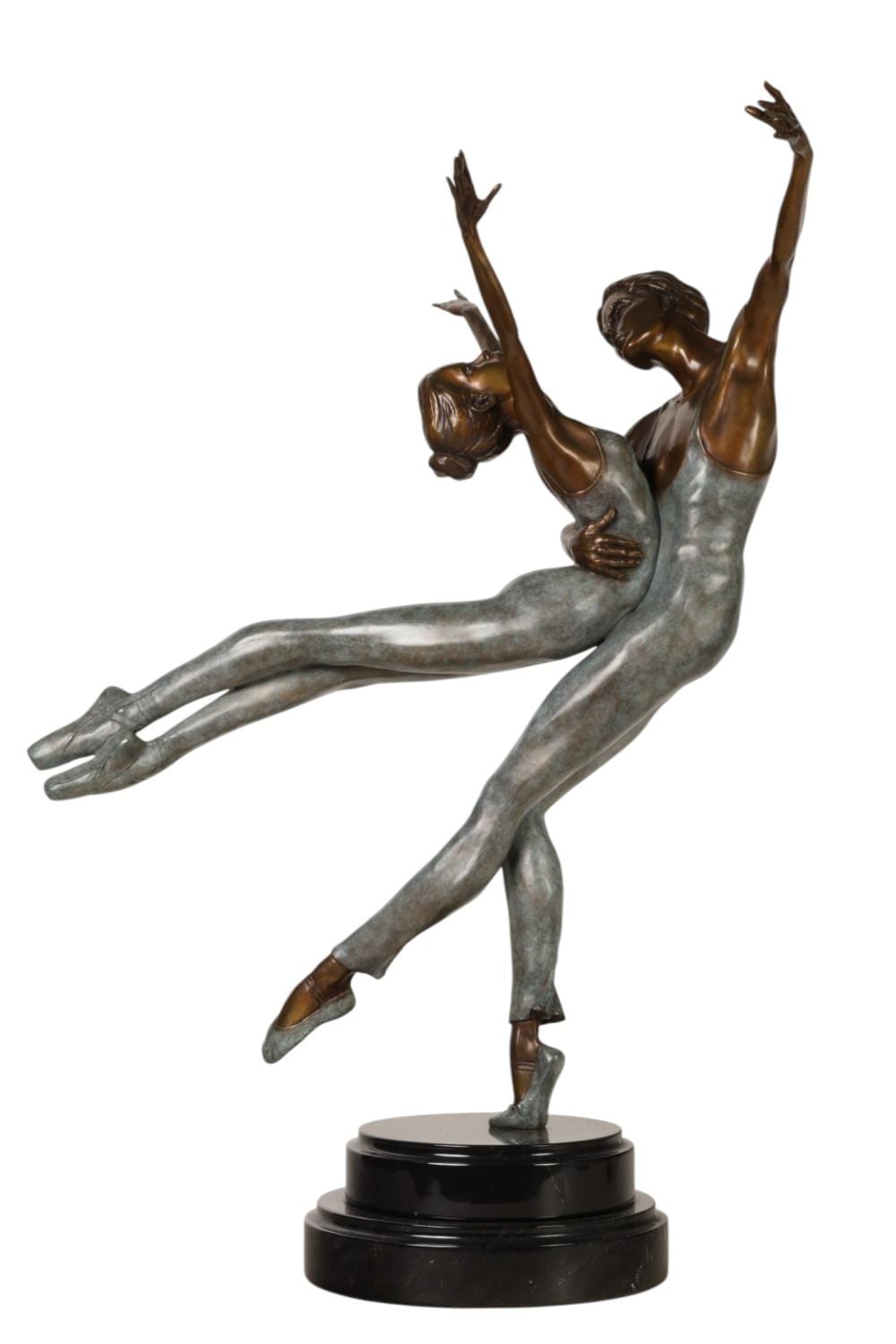 mario jason b1938 adagio ii bronze dance sculpture · Hill Auction Gallery · 2026-04-15 Mario Jason comparable auction result: mario jason b1938 adagio ii bronze dance sculpture