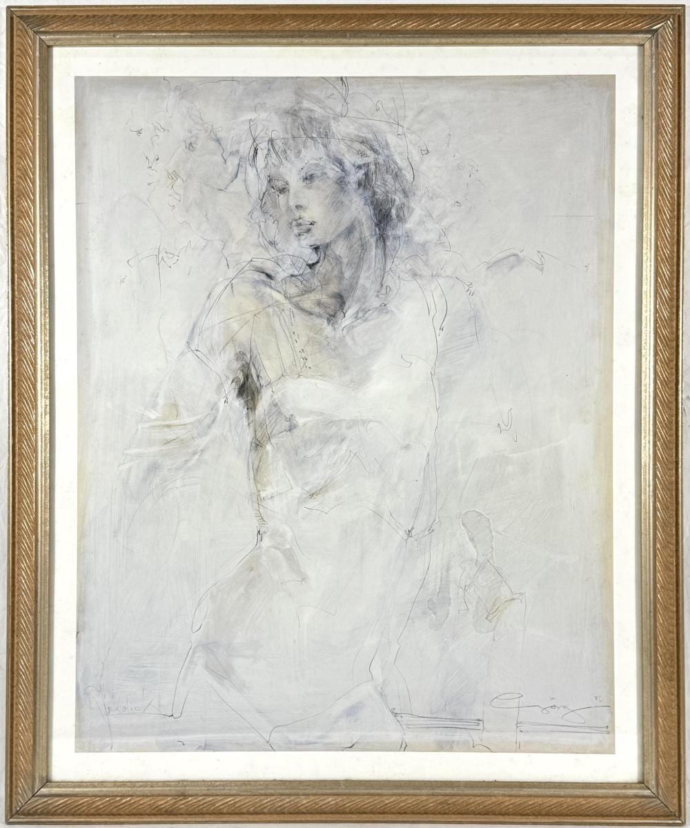 Jurgen Gorg comparable auction result: jurgen gorg german 1951 etching with aquatint
