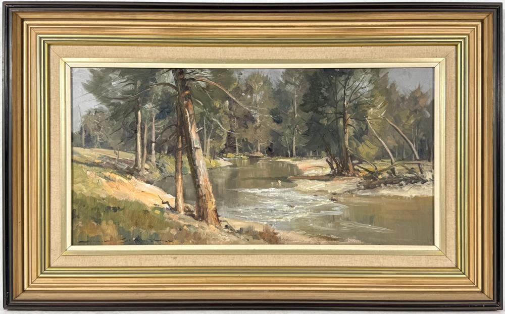 Douglas Stannus Gray comparable auction result: douglas doug sealy b 1937 the turon river sofala
