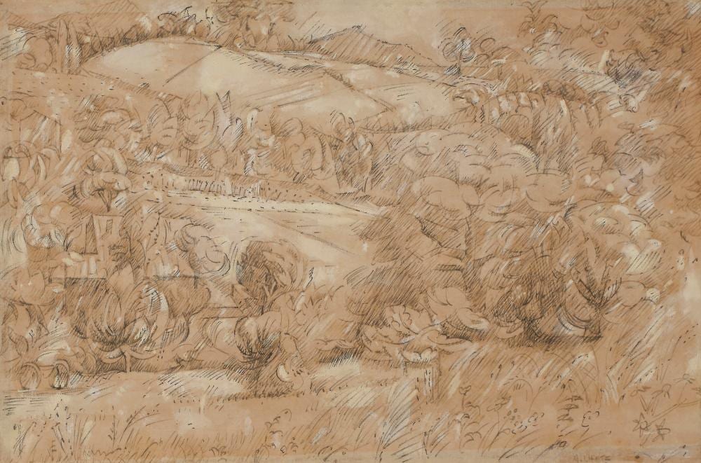 André Lhote comparable auction result: andr lhote 1885 1952 paysage de campagne en t
