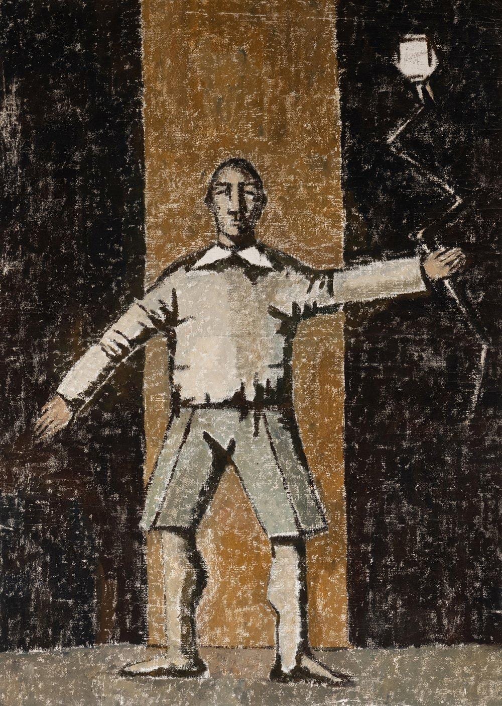 Cristino de Vera comparable auction result: cristino de vera santa cruz de tenerife 1931 2026 untitled 1957 oil on canvas signed and dated in the upper right area signed and dated on the back