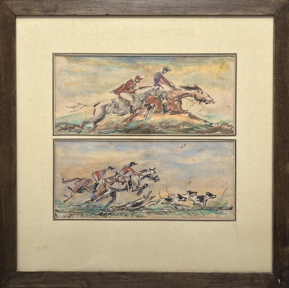 enrique castells capurro pair of watercolors on paper enrique castells capurro par de acuarelas sobre papel · Zorrilla Subastas · 2026-04-17 Enrique Castells Capurro comparable auction result: enrique castells capurro pair of watercolors on paper enrique castells capurro par de acuarelas sobre papel