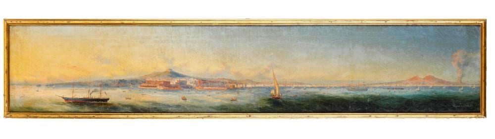 Girolamo Gianni comparable auction result: girolamo gianni 1837 1895 veduta del golfo di napoli