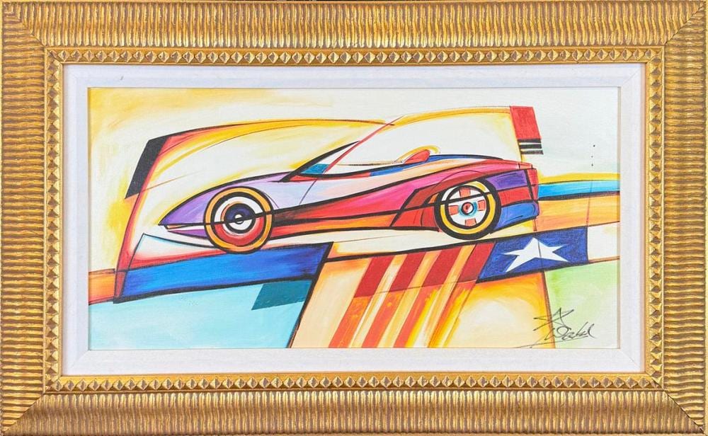 Alfred Gockel comparable auction result: alfred gockel american vet giclee painting