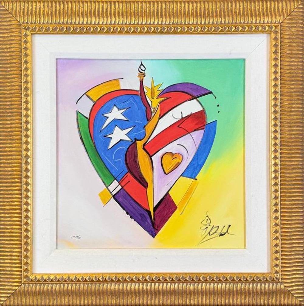Alfred Gockel comparable auction result: alfred gockel starlit giclee painting