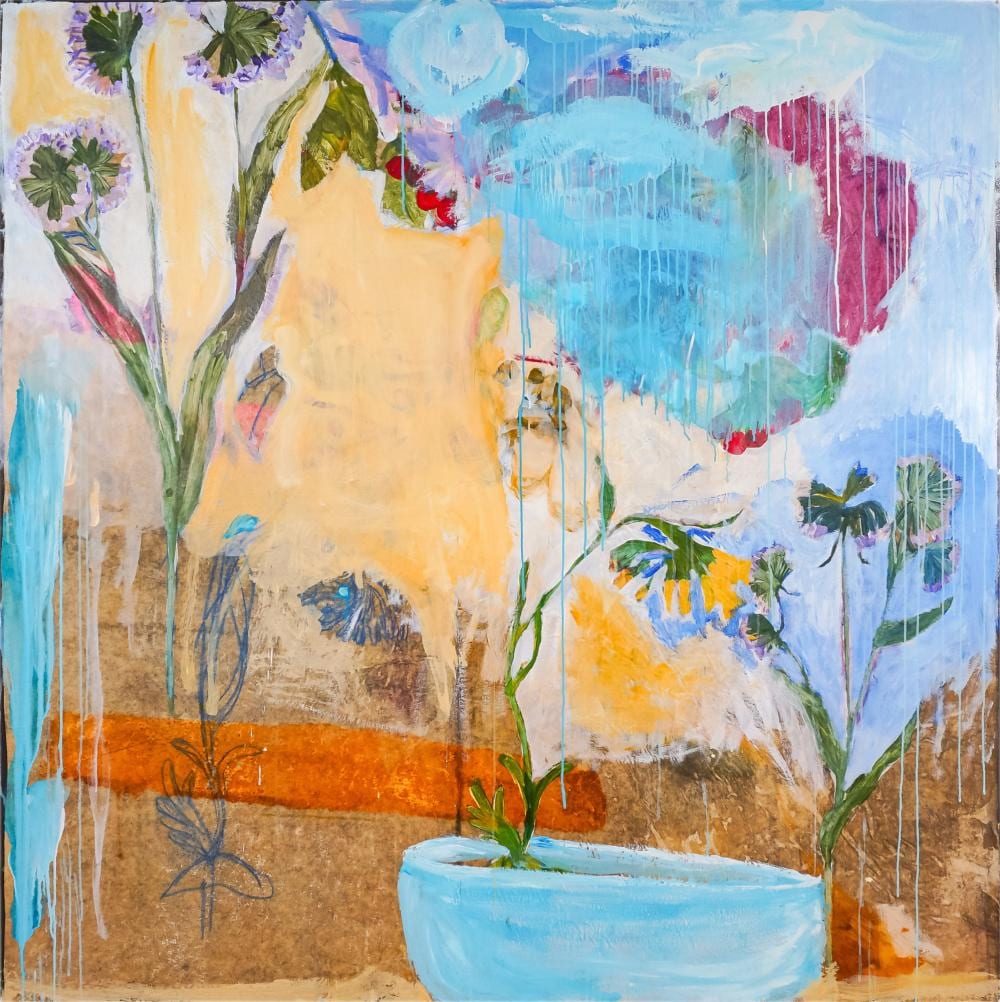 Roberto Juarez comparable auction result: roberto juarez american b 1952 mixed media on burlap maximilian s tent