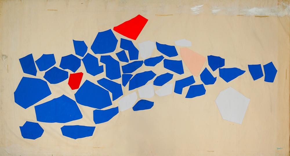 Robert Goodnough comparable auction result: robert arthur goodnough american 1917 2010 gouache on canvas signed
