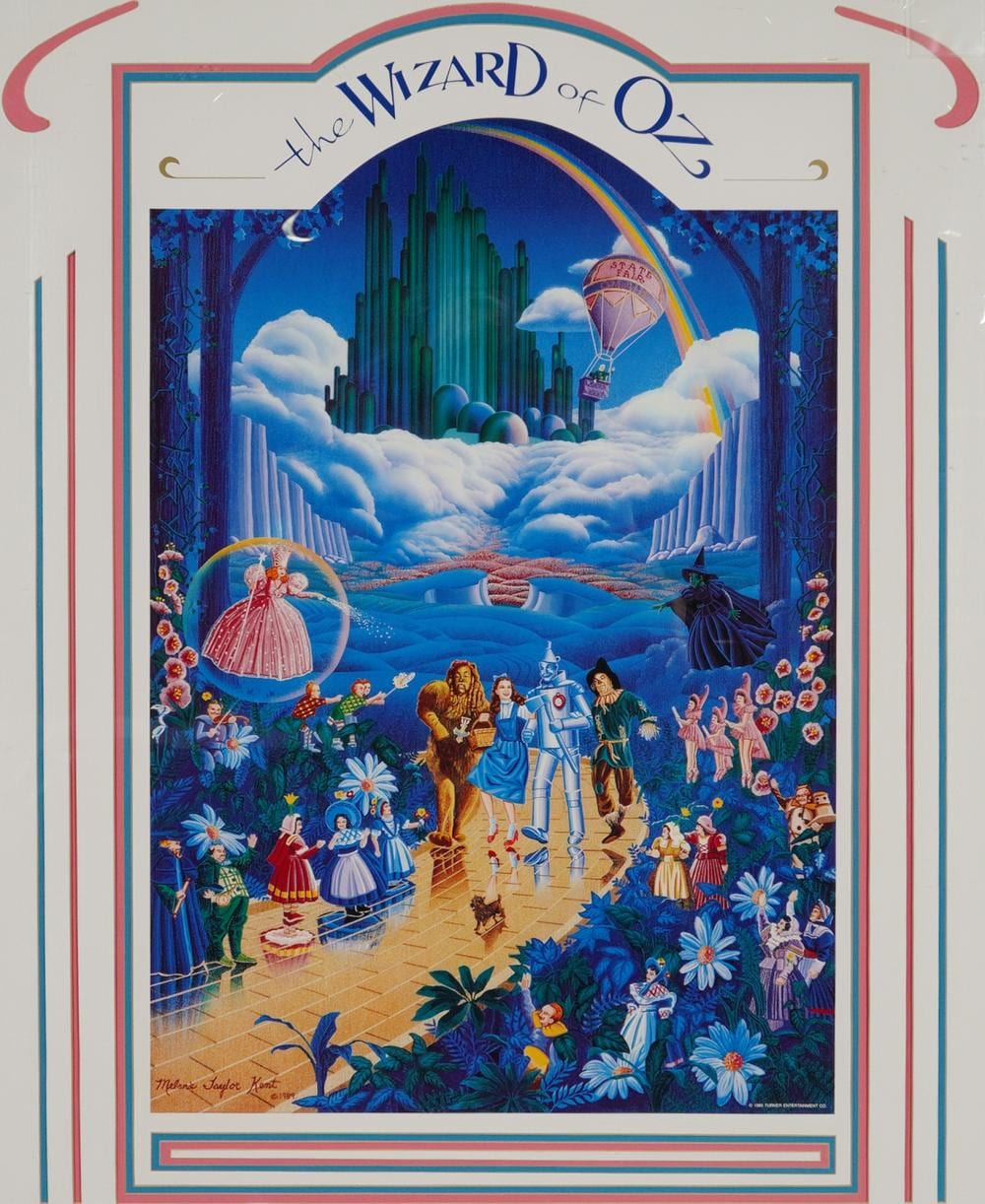 melanie taylor kent offset serigraph the wizard of oz 50th anniversary · Lion and Unicorn · 2026-04-12 Melanie Taylor Kent comparable auction result: melanie taylor kent offset serigraph the wizard of oz 50th anniversary