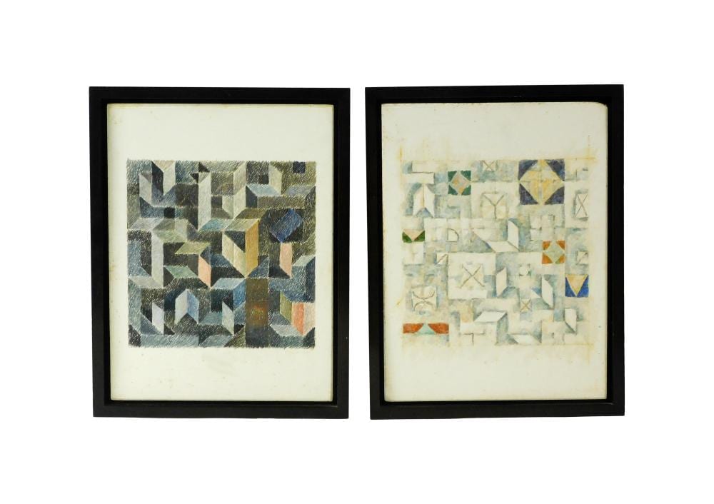 Harry Nadler comparable auction result: pair of harry nadler paintings