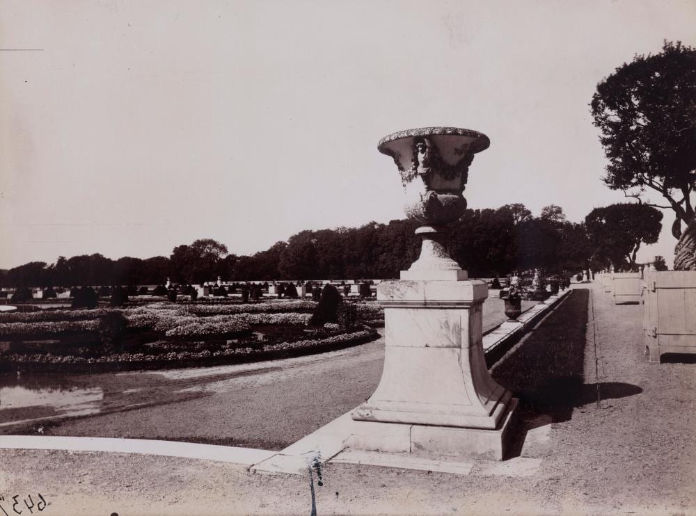 Eugène Atget comparable auction result: eug ne atget 1857 1927 the water parterres 1900 numbered 6437 in the