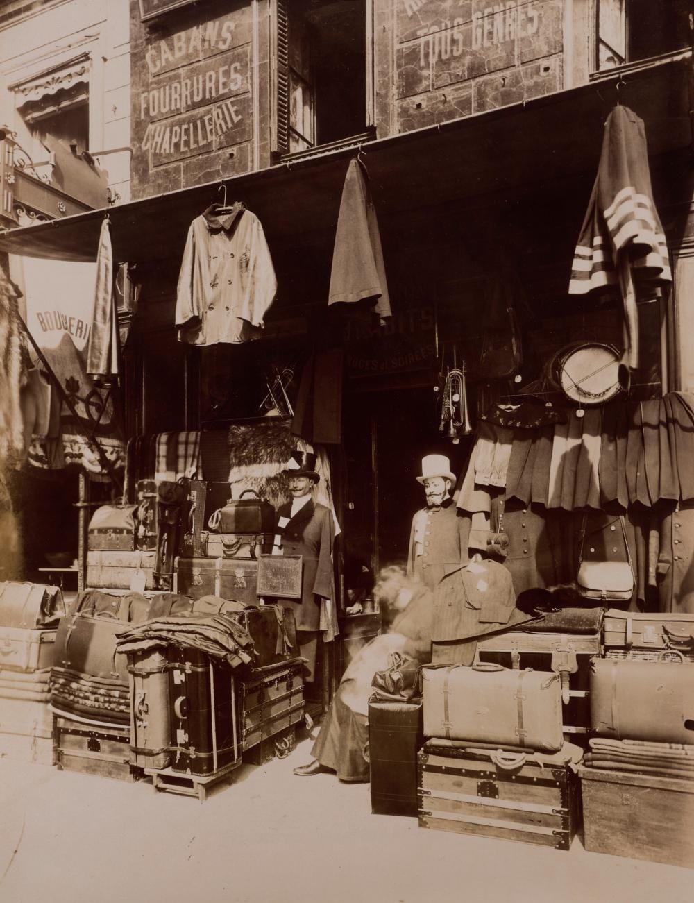 Eugène Atget comparable auction result: eug ne atget 1857 1927 boutique d articles pour hommes 16 rue du petit