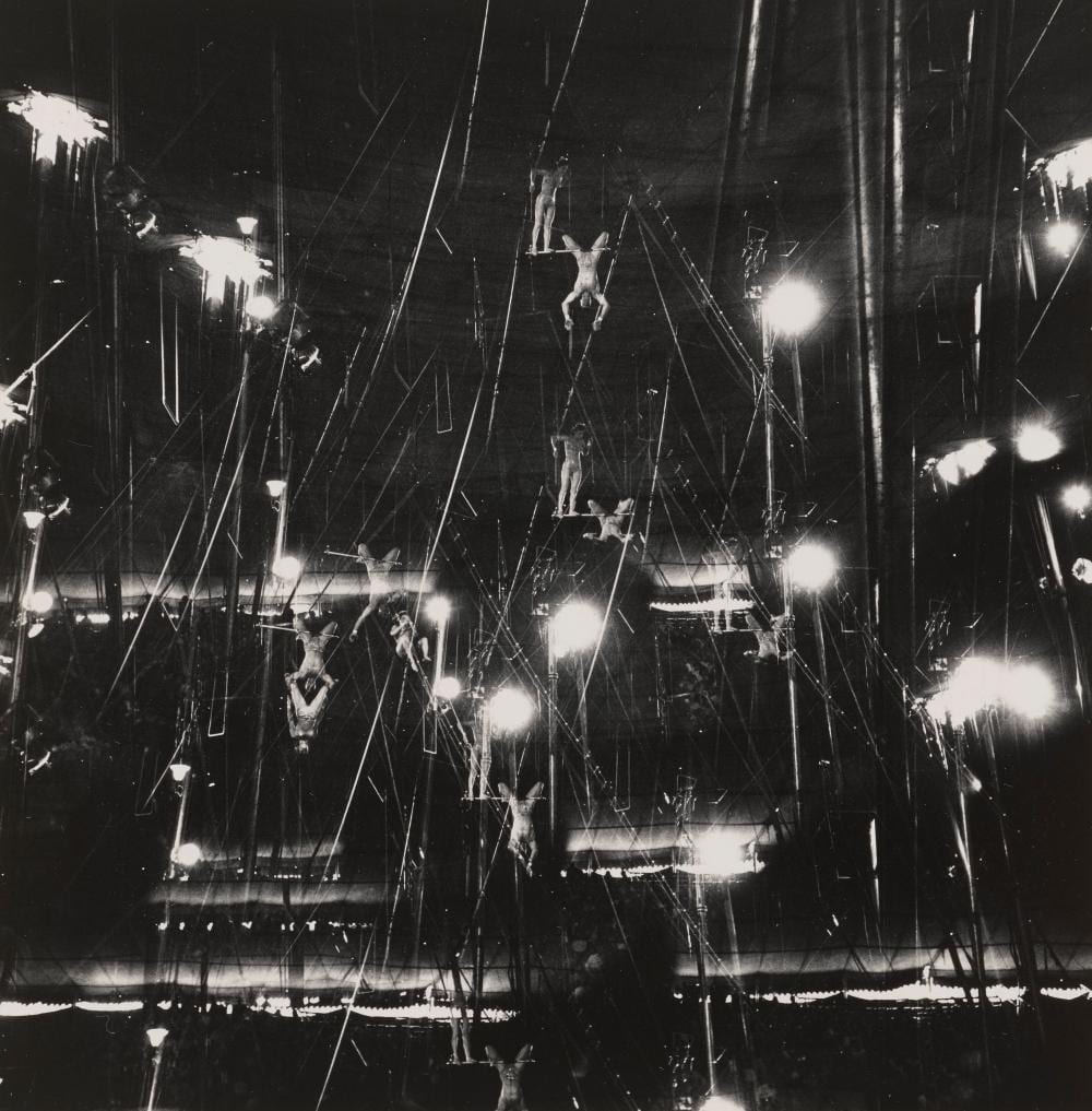 Harry Callahan comparable auction result: harry callahan 1912 1999 trapeze chicago c 1940s signed in pencil m