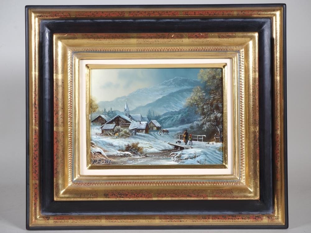 herbert duttler 1948 bavaria snowy winter landscape · Auktionshaus Wersching · 2026-04-18 Herbert Duttler comparable auction result: herbert duttler 1948 bavaria snowy winter landscape