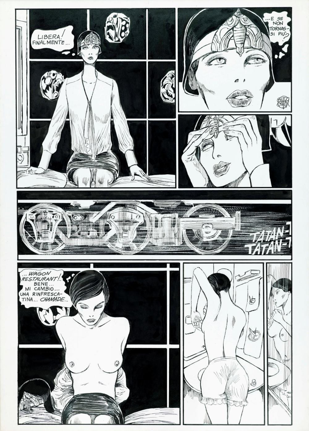 guido crepax scambio imprevisto 1992 · Finarte · 2026-04-22 Guido Crepax comparable auction result: guido crepax scambio imprevisto 1992