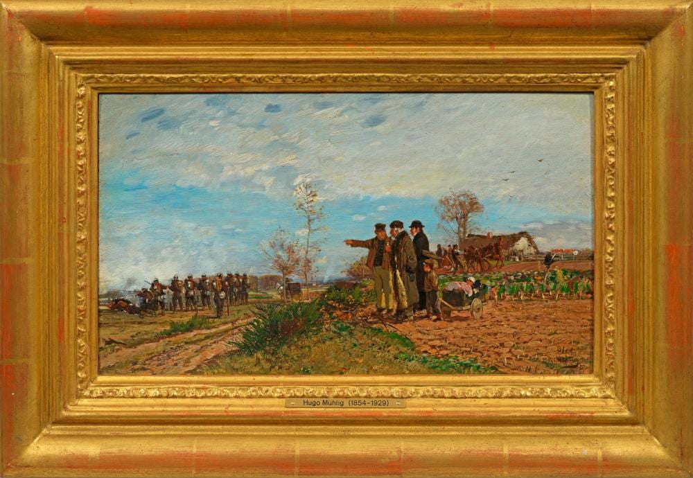 Hugo Mühlig comparable auction result: hugo m hlig